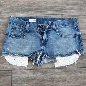 Gap low rise Jean shorts